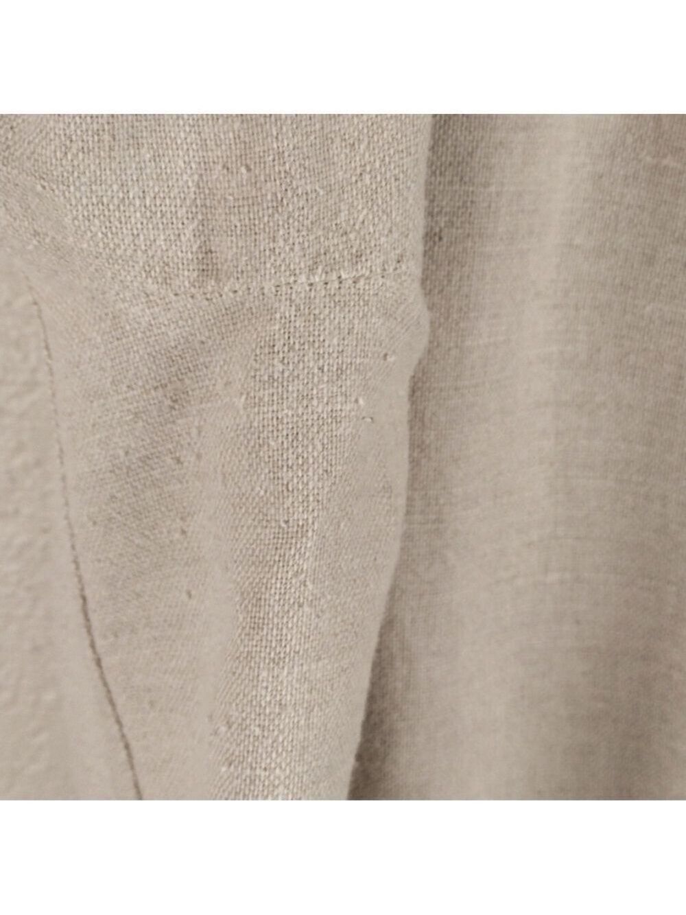 Lizsport Petite Natural Linen Blend One Notched Two Button Classic Blazer Jacket - Picture 14 of 16